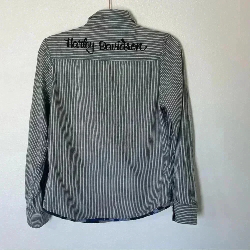 Harley Davidson Reversible Button Down - Picture 9 of 11